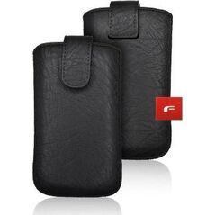 Partner Tele.com Futerał Skórzany Forcell Slim Kora 2 - do Iphon XR/11 czarny 7559956 5901737936257