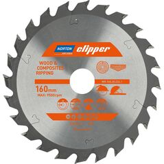 Norton Clipper NORTON PIŁA TARCZOWA 160mm x 20mm x 24z DREWNO I KOMPOZYTY ATB (1,8 / 1,2) N70184608040 7598115 5450248769354