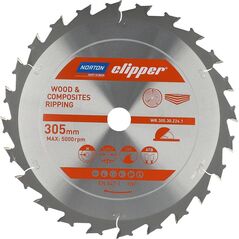 Norton Clipper NORTON PIŁA TARCZOWA 305mm x 30mm x 24z DREWNO I KOMPOZYTY ATB (3,2 / 2,2) N70184608071 7598178 5450248769668