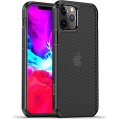 Crong Crong Hybrid Carbon - etui iPhone 12 Pro Max czarny 7699868 5907731986762