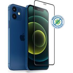 Crong Crong Anti-Bacterial 3D Armour Glass Szkło hartowane 9H na cały ekran iPhone 12 Mini + ramka instalacyjna 7887750 5907731986977