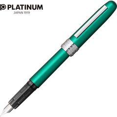 Platinum Pióro wieczne Platinum Plaisir Teal Green, F, zielone matowe 7922243 4977114114441