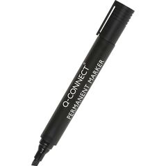 Q-Connect Marker permanentny Q-CONNECT, ścięty, 3-5mm (linia), czarny 7922370 5705831260429