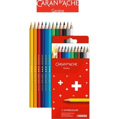 Caran d`Arche Kredki CARAN D'ACHE Swisscolor, kartonowe pudełko, 12 szt. 7922739 7630002343305