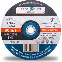 Silver TARCZA DO CIĘCIA METALU 230 x 1,8 x 22,2mm PROFI EX10190 7966012 5907589364354
