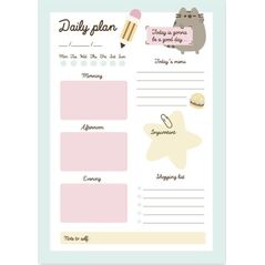 Pusheen Planner dzieny z kolekcji Foodie 8012620 8435497243609