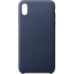 Hurtel ECO Leather skórzane etui pokrowiec ze skóry ekologicznej iPhone 12 Pro Max granatowy 8075278 9111201918702