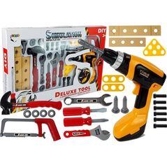 Lean Sport Zestaw Narzędzi dla Majsterkowicza 29 Elementów Wiertarka Młotek Piła 8175250 5905323219564