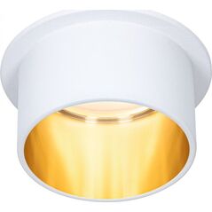 Paulmann Oprawa GIL wpuszczana 3StepDim rd starr LED 1x6W 2700K 230V weiß matt/gold Alu 8196741 4000870933800
