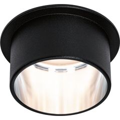 Paulmann Oprawa wpuszczana Gil Coin 3StepDim rd starr LED 1x6W 2700K 230V schwarz matt/eisenAlu 8196742 4000870933824