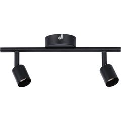 Lampa sufitowa Paulmann Spotlight Carolina max 2x10W GU10 schwarz matt 230V Metall 8196744 4000870667569