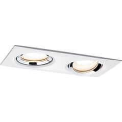 Paulmann Oprawa wbudowana Nova Plus IP65 ruchoma 2x6W 230V 4000K GU10 51mm 8196954 4000870936764