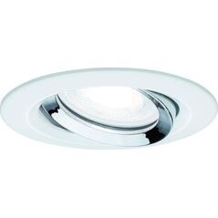Paulmann Oprawa wbudowana Nova Plus IP65 ruchoma 1x6W 230V4000K GU10 51mm Biały Mat Chrom/Aluminium 8196974 4000870936733