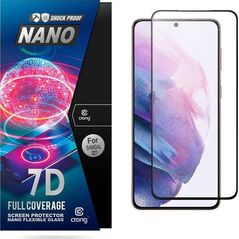 Crong Crong 7D Nano Flexible Glass Niepękające szkło hybrydowe 9H na cały ekran Samsung Galaxy S21 8236678 5907731987288