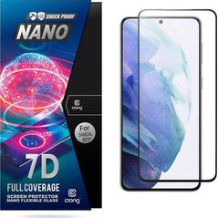 Crong Crong 7D Nano Flexible Glass Niepękające szkło hybrydowe 9H na cały ekran Samsung Galaxy S21+ 8236679 5907731987295
