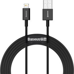 Kabel USB Baseus USB-A - Lightning 2 m Czarny (BSU2659BLK) 8434541 6953156205451