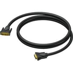 Kabel Procab DVI-D - DVI-D 1.5m czarny (CLV140/1.5) 8500855 5414795038516