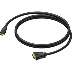 Kabel Procab HDMI - DVI-D 3m czarny (CLV160/3) 8500862 5414795038530