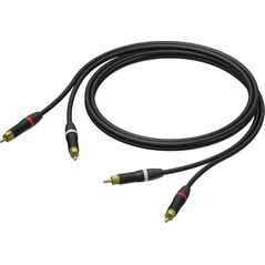 Kabel Procab RCA (Cinch) x2 - RCA (Cinch) x2 1.5m czarny (PRA800/1.5) 8500961 5414795042995