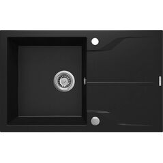 Zlewozmywak Deante Deante Andante Flush  1-komorowy z ociekaczem - nero 8508008 5908212096017