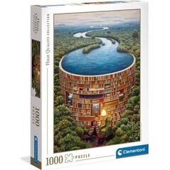 Clementoni Puzzle 1000 elementów Bibliodame (39603) 8663830 8005125396030