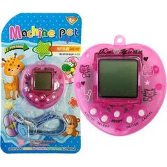 Lean Sport Gra Elektroniczna Tamagotchi Różowa z krótkim łańcuszkiem 8759000 5907625580021