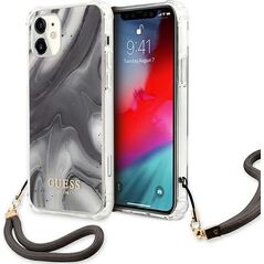 Guess Guess GUHCP12SKSMAGR iPhone 12 mini 5,4" szary/grey hardcase Marble Collection 8800653 3666339004149