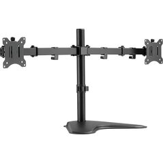 LogiLink Stojak biurkowy na 2 monitory 13" - 32" (BP0099) 8847652 4052792060034