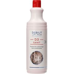 Debiut Plus Professional Debiut Plus Professional D3 Sanit - Preparat do codziennego mycia sanitariatów - 1 l 8860196 5907662640672
