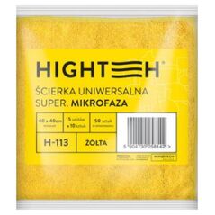 Hightech Hightech - Uniwersalna ściereczka z mikrofazy, 40x40 cm - Żółta 8860283 5902349661520