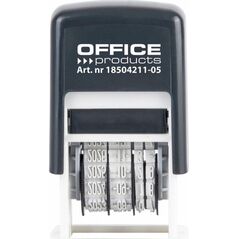 Office Products Datownik samotuszujący z tuszem ISO czarny 8860519 5901503612699