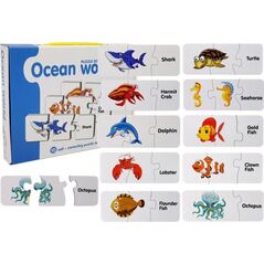 Lean Sport Puzzle Edukacyjne Układanka Świat Oceanów 10 Połączeń 8912596 5903802453997