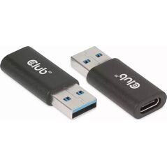 Adapter USB Club 3D CAC-1525 USB-C - USB Czarny  (CAC-1525) 8936199 8719214471897