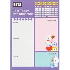 Line Friends BT21 - Planner dzienny A5 8989633 8435497231309