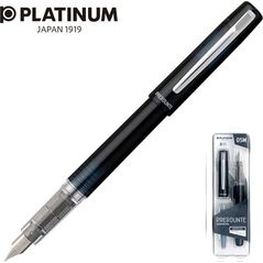Platinum Pióro wieczne Platinum Prefounte Graphite Blue, M, w plastikowym opakowaniu, na blistrze, granatowe 8995328 4977114911422