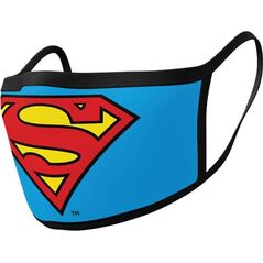 Superman - Maseczka ochronna 2 sztuki, 3 warstwy filtrujące 8995439 5050293855592