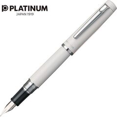 Platinum Pióro wieczne PLATINUM Proycon Porcelain White, F, białe 9019956 4977114112782