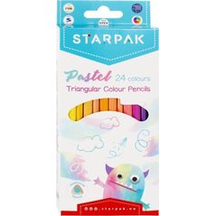 Starpak KREDKI OLO 24KOL/180 TROJ PASTEL STK 12/144 9047372 5908275171744