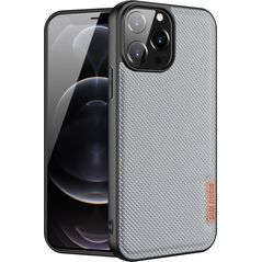 Dux Ducis Dux Ducis Fino etui pokrowiec pokryty nylonowym materiałem iPhone 13 Pro Max szary 9087246 6934913047149