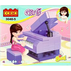 Mega Creative KLOCKI KONSTR 15X12X5 MC GIRL MIX8 DISP 8/48/96 9291563 5908275189985