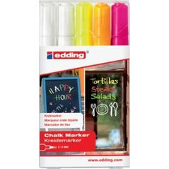 Edding Markery kredowe, 5 szt., kolorowe 9318611 4004764963690