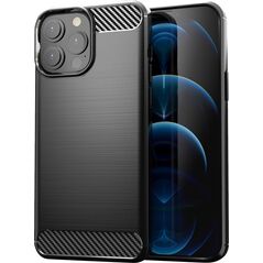 Hurtel Carbon Case elastyczne etui pokrowiec iPhone 13 Pro czarny 9405213 9145576212516