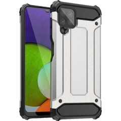 Hurtel Hybrid Armor pancerne hybrydowe etui pokrowiec Samsung Galaxy A22 4G srebrny 9405240 9111201944626