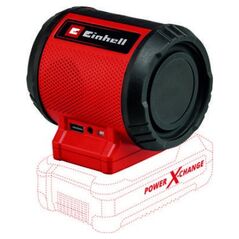 Głośnik Einhell TC-SR 18 Li Solo czerwony (4514150) 9497130 4006825644531