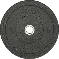 HMS Talerz olimpijski bumper czarny 15 kg 9503526 5907695596281