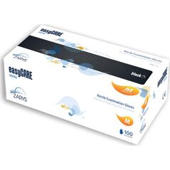 Zarys Zarys easyCARE - Rękawice diagnostyczne, nitrylowe, bezpudrowe, czarne - M 9503566 5907996844623