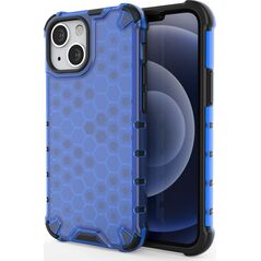Hurtel Honeycomb etui pancerny pokrowiec z żelową ramką iPhone 13 mini niebieski 9511385 9145576213391