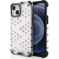 Hurtel Honeycomb etui pancerny pokrowiec z żelową ramką iPhone 13 mini przezroczysty 9511388 9145576213421
