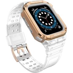 Hurtel Protect Strap Band opaska z etui do Watch 7 / 6 / 5 / 4 / 3 / 2 / SE (41 / 40 / 38mm) obudowa pancerny pokrowiec na zegarek różowy 9537650 5907769311949
