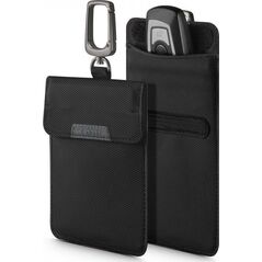 Spigen Klatka Faradaya Spigen Pouch Keyless RFID Signal Blocker Black 9540743 8809811854022